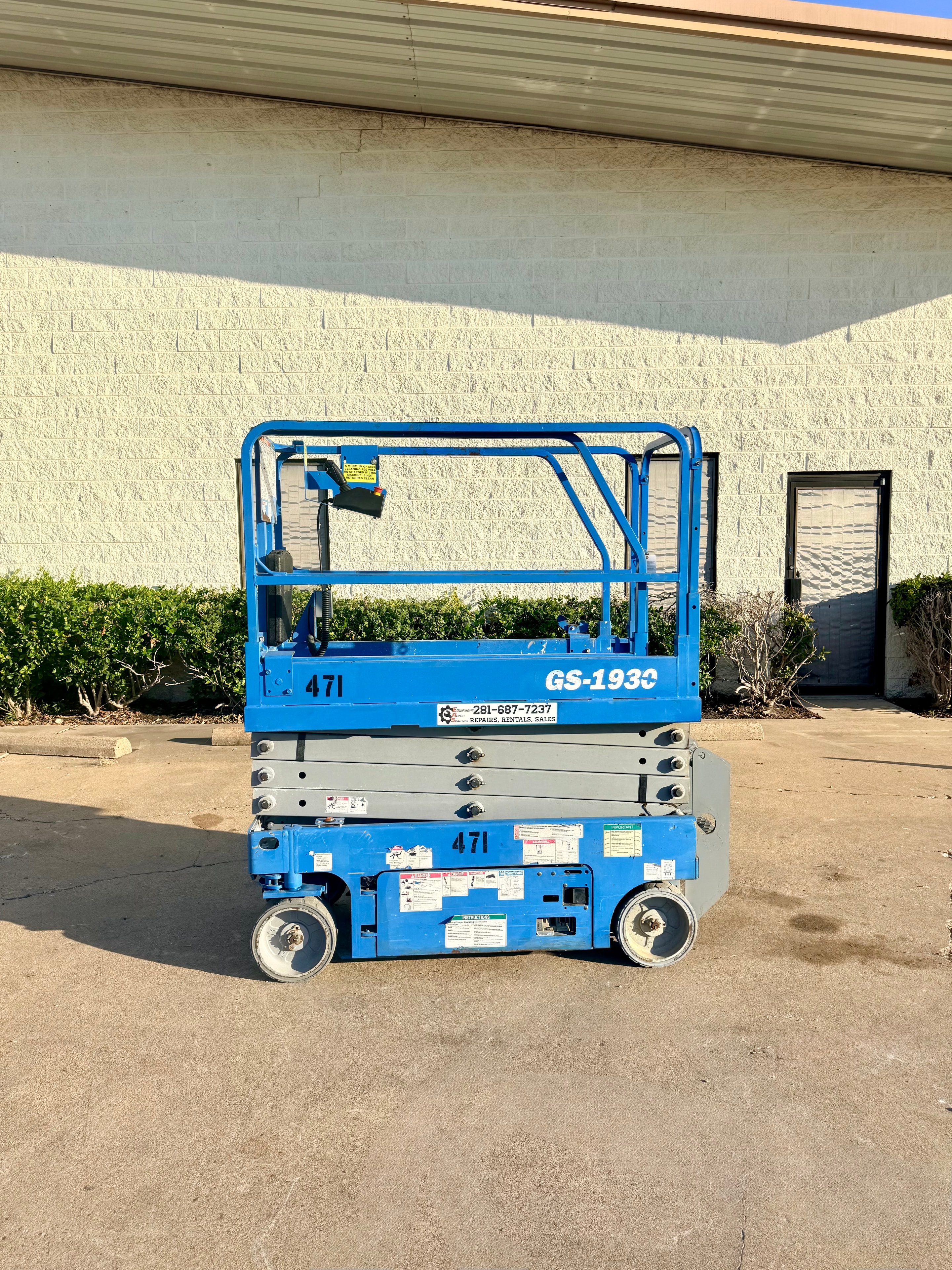 GENIE GS-1930 SCISSOR LIFT 3